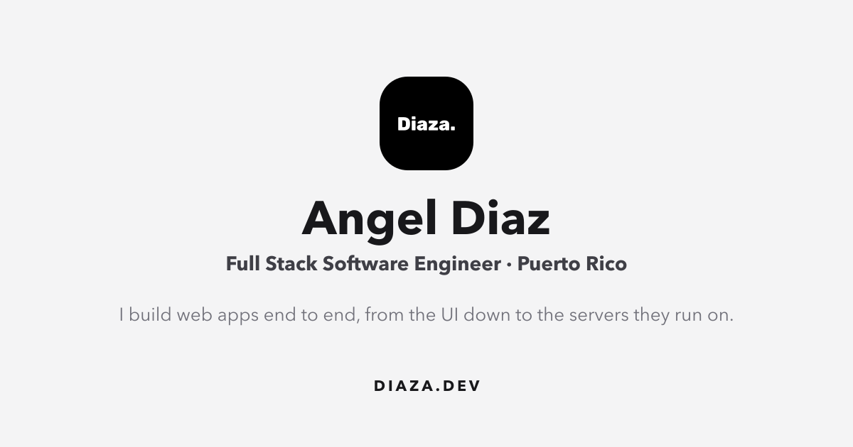 Screenshot of Personal Portfolio